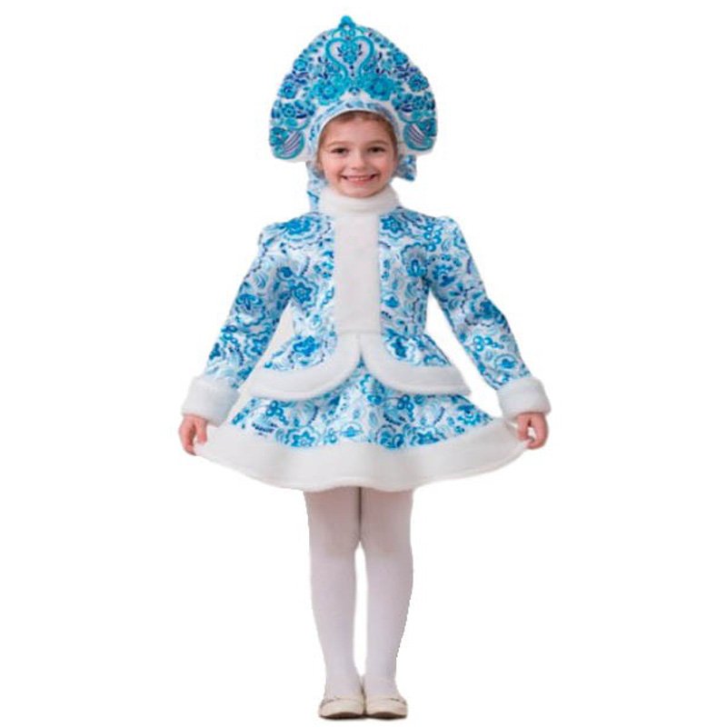 костюм снегурочки для девочки напрокат